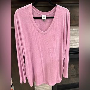 CAbi Serenity tee. XL. Pink/lavender Like new